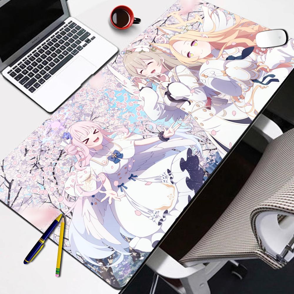Popular Game Blue Archive Cute Misono Mika NonSlip Rubber Mouse Pad Lock Edge mousepads Game play mats for notebook PC