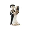 Skeleton Couple Figurine - Romantic Gothic Halloween Decor Resin Statue for Home, Desk, Yard, Party & Day of the Dead