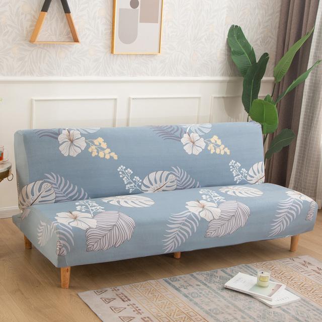 Folding Sofa Bed Cover Spandex Stretch Sofa Covers Elastic Double Seat Cover Slipcovers For Living Room Furniture Protector