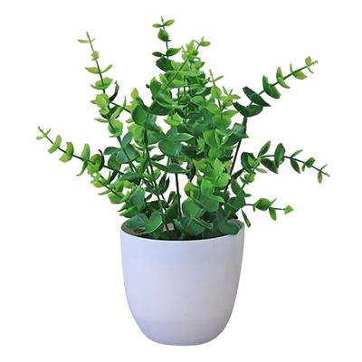 Simulated Plant Potted Green Radish Leaves Wedding Partition Decoration Persian Leaf Green Artificial Tree