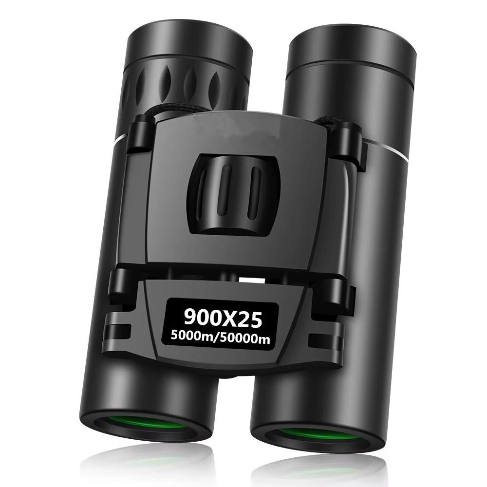 900x25 Mini Telescope Long Range Folding Binoculars Durable High Definition Binoculars
