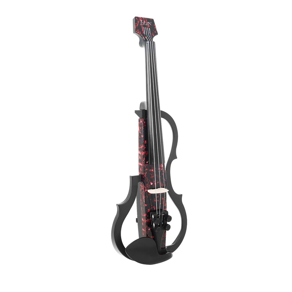 IRIN 4/4 Electric Smart Violin Fiddle Carbon Fiber Pro Electric Silent Violin With Shoulder Rests Headphones Audio Cable