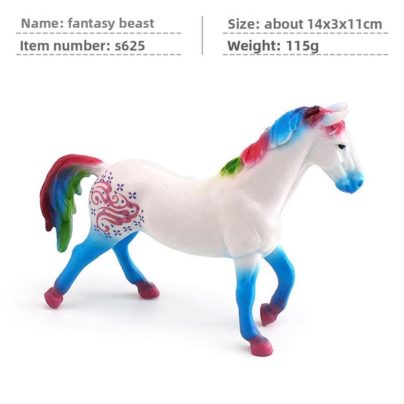Unicorn Figurine Collectible Pvc Model For Kids Fantasy Animal Decor Play Toy