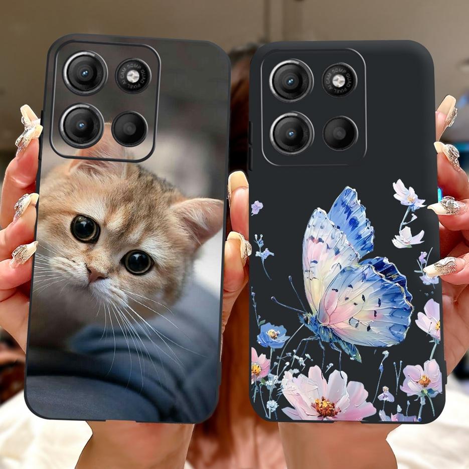 For Motorola Moto G15 Case Moto G75 XT2437-2 Luxury Popular Painted Cover Soft TPU Phone Case For Motorola G15 G 75 MotoG75 Bags