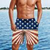 Men's Independence Day Print Casual Fashion Shorts Men's Printed Loose Breathable Shorts