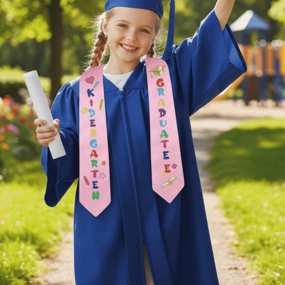 Smooth Graduation Etiquette Shoulder Strap Double Layer Graduation Honor Stole  Award Ceremony