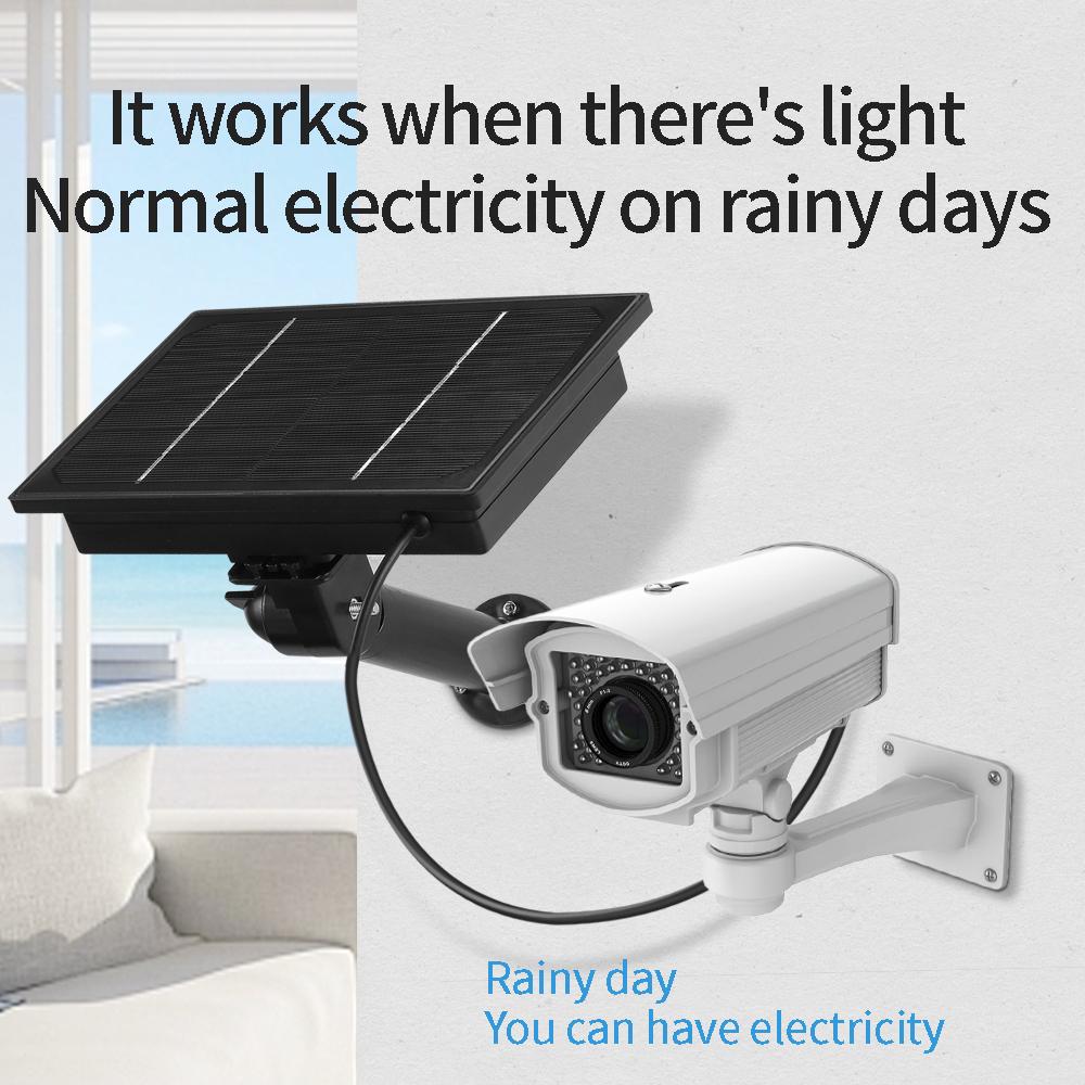 D4 saulės kolektorių rinkinys mini 5 V išvesties saulės energijos banko CCTV kamera USB tipo C 3 viename prievadų valdiklis, įmontuotas baterijų įkrovikliai