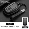 Genuine leather Car Key Case Fob For S5 Prius Camry Corolla C-HR RAV4 Land Cruiser 200 Prado Yaris Protector Accessories JH5