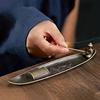 Home Indoor Sandalwood Incense Insert Fashionable Small Boat Incense Burner Fishing Old Man Style Incense Burner Incense 7