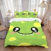 3pcs Set Cute Monster 1 Quilt Cover + 2 Pillowcases, All Seasons Bedroom Setting, Perfect for Home and Dorm Decor A147