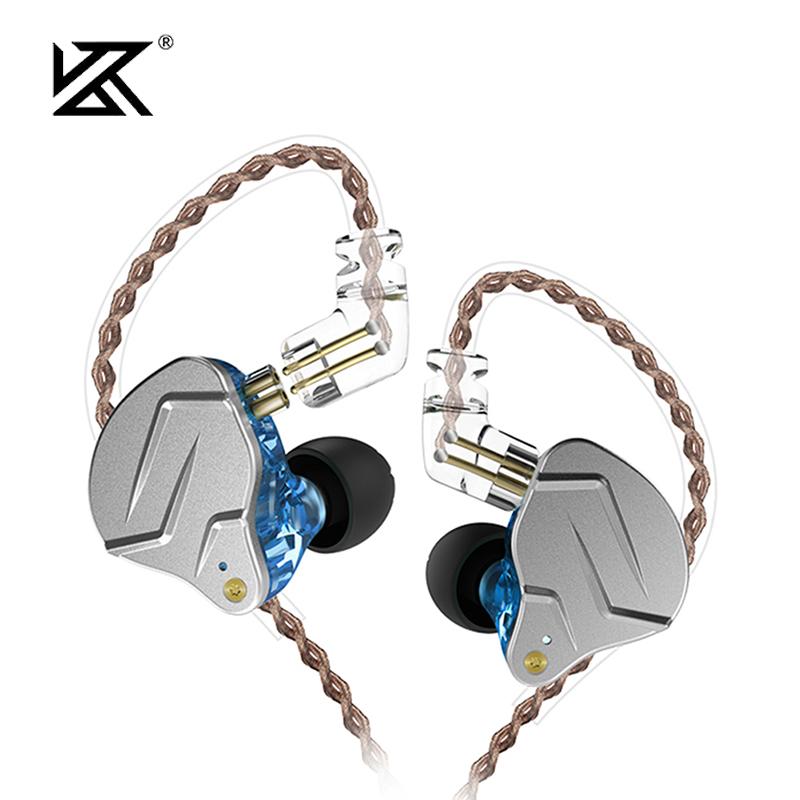 

Наушники KZ ZSN Pro Metal с динамическим приводом HiFi Deep Bass Sound, спортивные наушники с шумоподавлением для любителей спортивной музыки