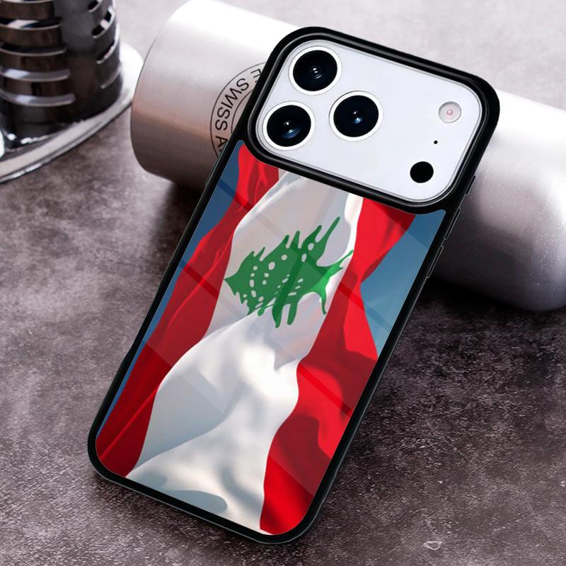 Coque de téléphone Drapeau du Liban pour iPhone 17 16 15 Pro Max Air 14 13 12 11 Plus Housse Capa antichoc