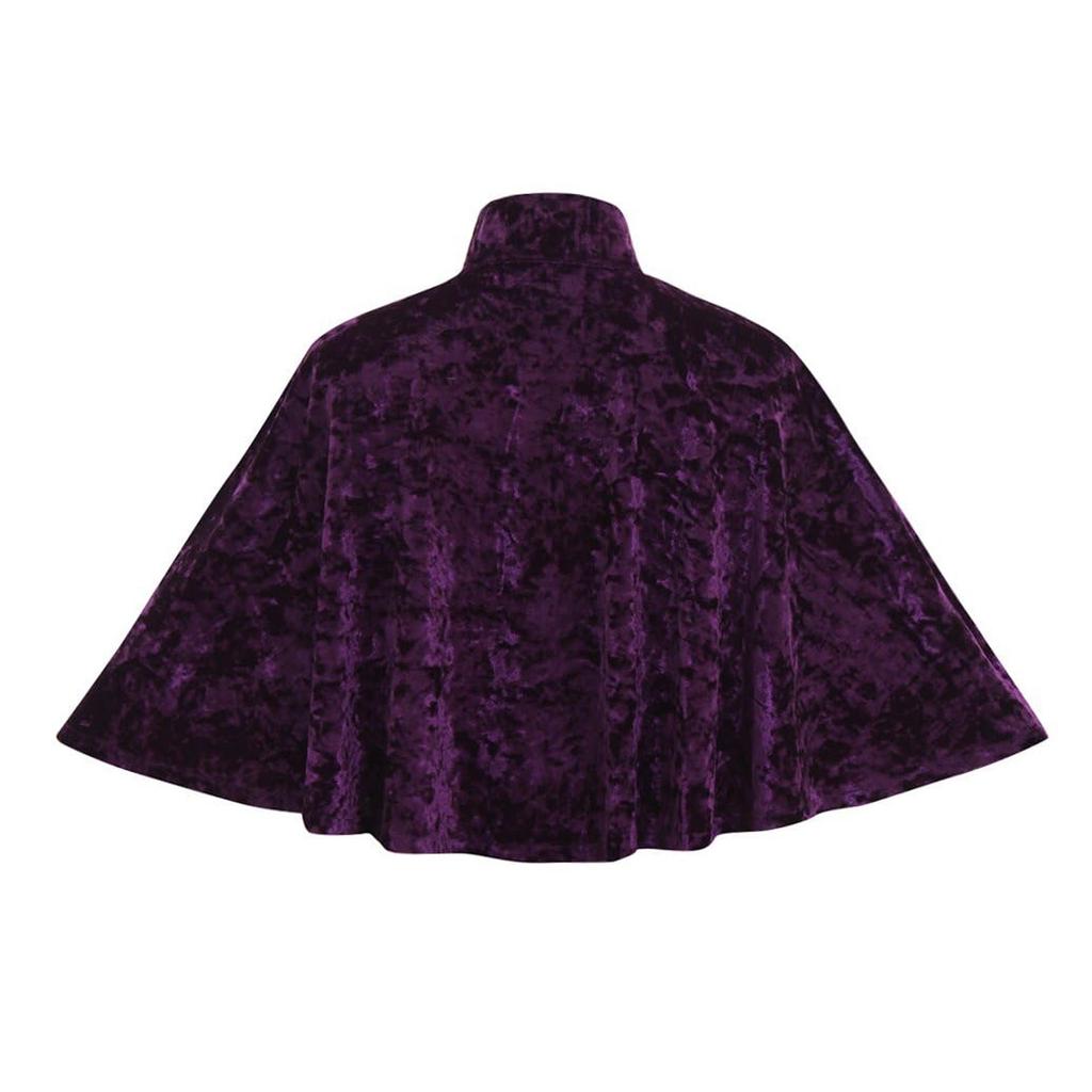 Dámská šála Dámská sametová pelerína Zábaly Kostým Gotický plášť na párty