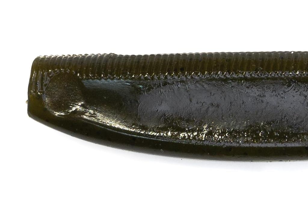 KAESU Bass Lure ISANA 2.5inch #15 Green Pumpkin Pepper