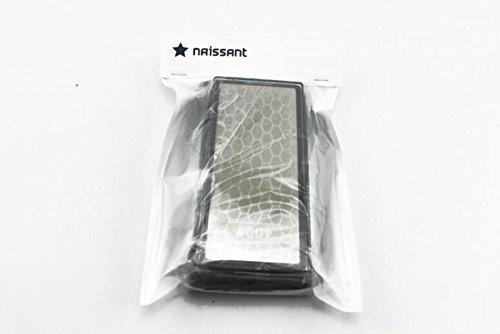 Naissant Double-Sided Diamond Whetstone, Grit Sizes #400 and #1200, Double-Sided, with Stand