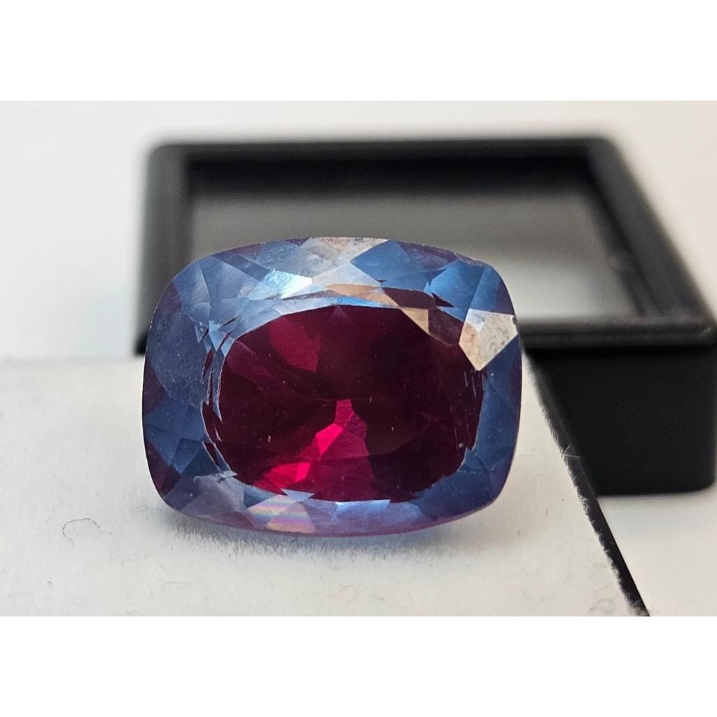 Natural Pitambari Sapphire Bi-Color Cushion Cut 12+ Ct Beautiful Loose Gemstone