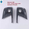 ABS Front Rear Fog Lights Rearview Mirror Rain Eyebrow Cover Trim For Honda Civic 11th   2024 Carbon Fiber Accessories