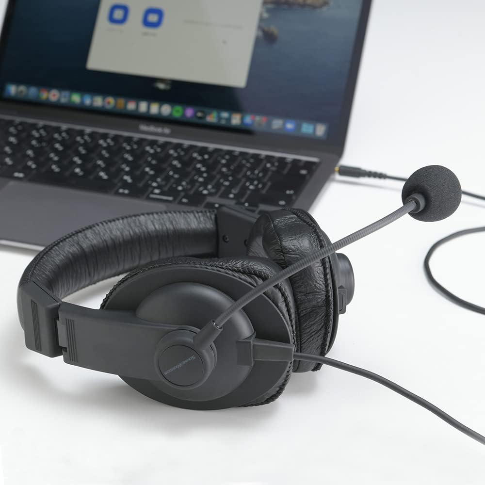 Soundwarrior SW-TR2 Lightweight Closed-Back Over-Ear Headset with Replacement Accessories Made In Japan