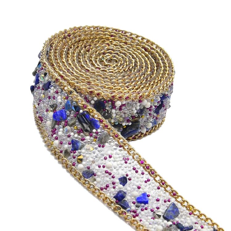 1.1Yard Sparkling Rhinestones Ribbon for Birthday Wedding Decorations Rhinestones Ribbons for Cake Candle Decoration