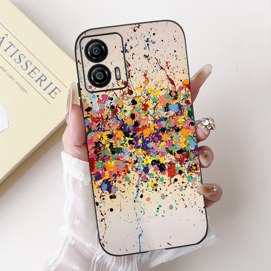 Shockproof Case For Motorola Moto G53 G73 5G Cover Cute Cactus Rabbit Cartoon Soft Silicone Matte Funda For MotoG53 MotoG73 Capa