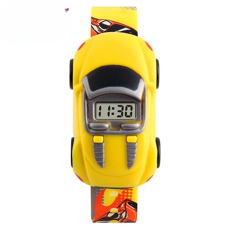 Children's Electronic Watch, Male Student's Fashion, Personality, Creative Car, Trendy Toy Watch