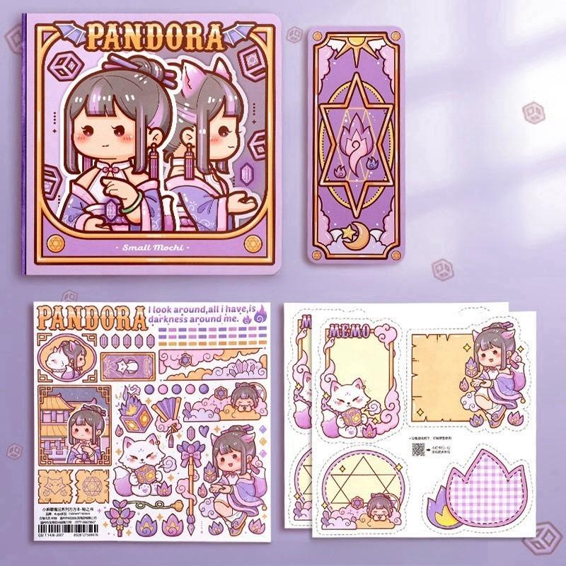 

Новый продукт Xiaoma Potato Fang Ben Handbook Magic Series Girl s Heart Restoring Ancient Handbook Art Exquise Checkered Book фиолетовый