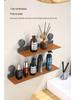 Creamy White Aluminum Bathroom Mirror & Vanity Storage Rack