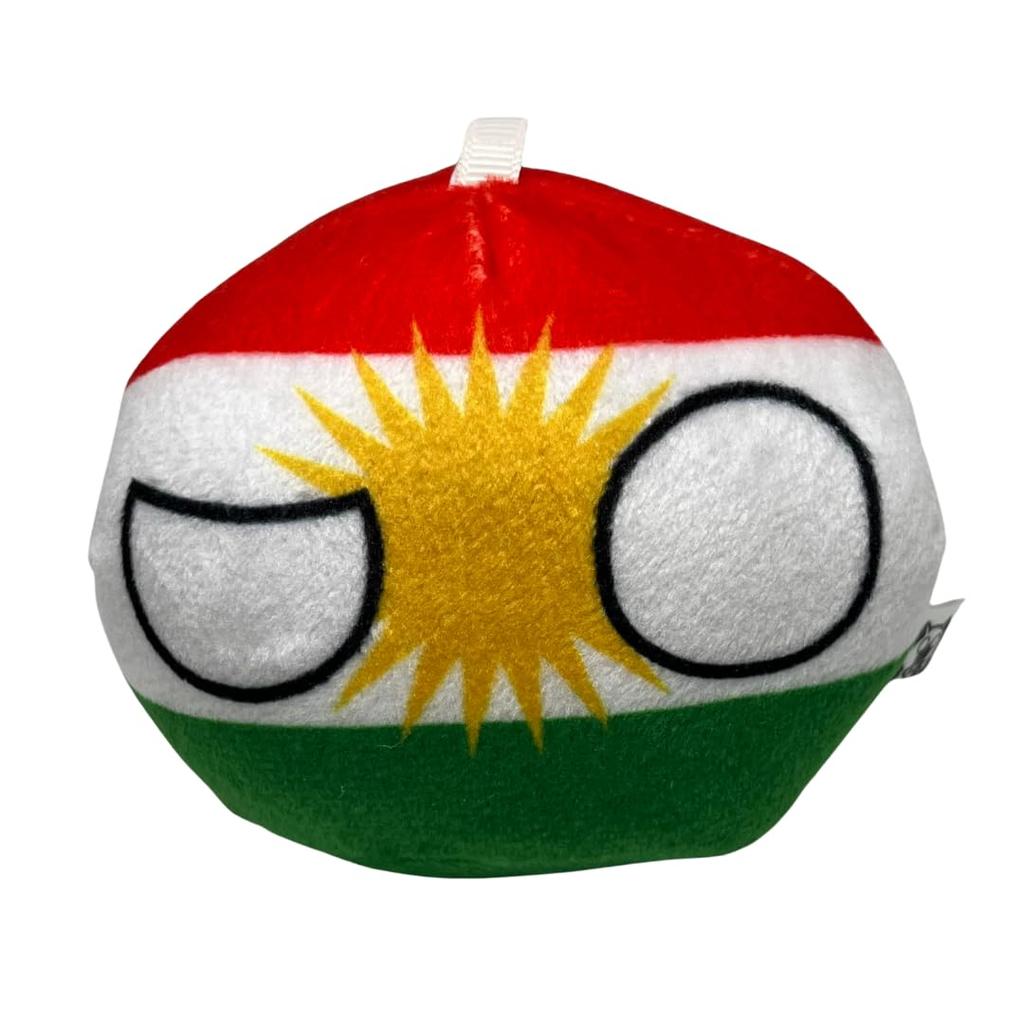 Mehagurumi Polandball Plush Toy Regional Name Kurdistan