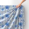 Royal Samt Stoff Polyester Zum Nähen - Motiv Blumen - Rdx2404