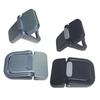 1 Pair Laptop Desktop Holder with Non-slip Pad Zinc Alloy Raising Bracket Portable Heat Dissipation Slim Folding Stand for Laptop