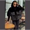 Stitching Cotton Jacket Zipper Jacket Lady Solid Color Down Cotton Winter Women Jackets Fashion Casual Style Cotton Clothes