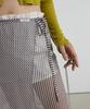 Obeodyupeulleeo Stripe Wrap Skirt_Navy
