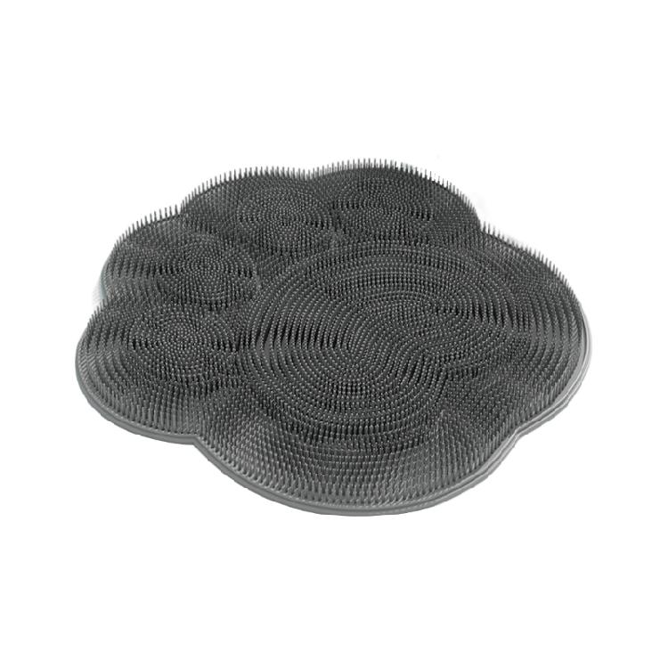 

Practical Bath Mats With Textured Massage Surfaces for Enhances Foot Comfort сірий колір