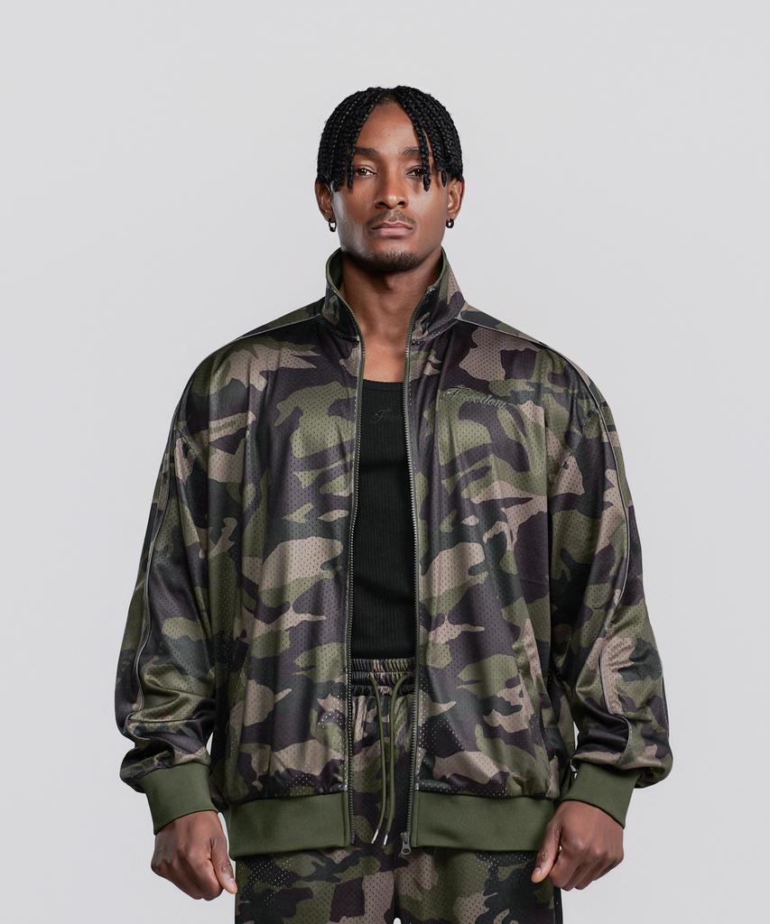 Freedom Entire Mesh Collar Jacket (Deep Camo)