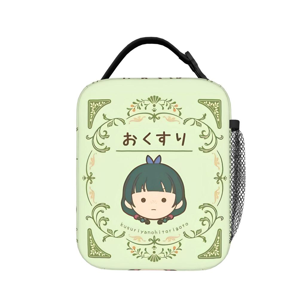 Maomao Jinshi Anime Sacs à déjeuner isothermes Portables Les Carnets de l'apothicaire Contenant à déjeuner Sac isotherme Sac fourre-tout Boîte à lunch Plage Pique-nique