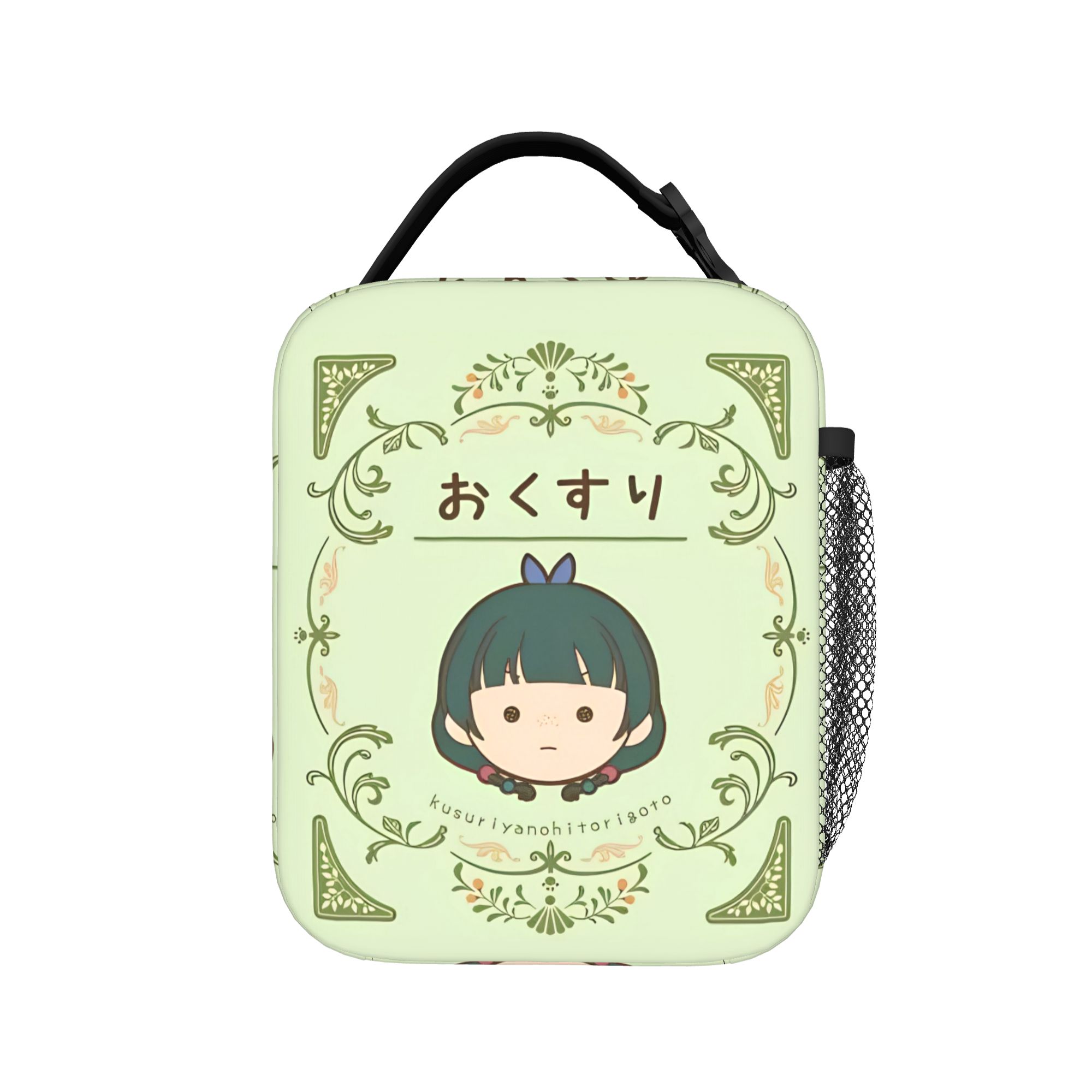 Sacs à déjeuner isothermes Maomao Anime Grande capacité Le Journal d'une Apothicaire Contenant repas Sac isotherme Boîte à lunch Sac fourre-tout Pochette Bento One Size