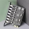 USB3.0 PCIE Expansion Card Adapter External PCIE Extender PCIE Card 7 Port USB3.0 Adapter for Desktop Equipment