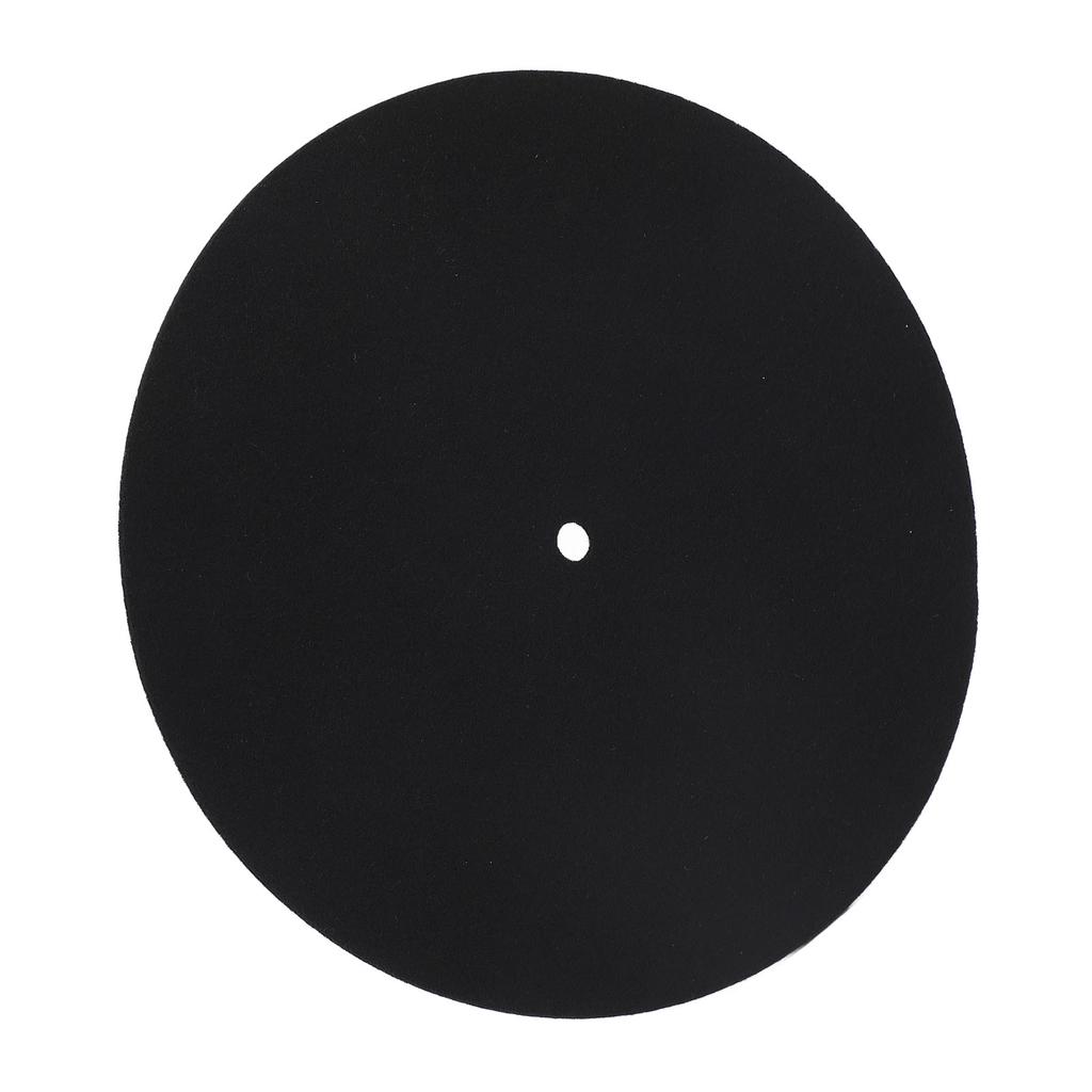 Plattenspieler Slipmat Wollmatte Vibrationsreduzierung Rutschfestigkeit Klangverbesserung Schallplatten-Plattentellerauflage Plattenspieler Wollpad