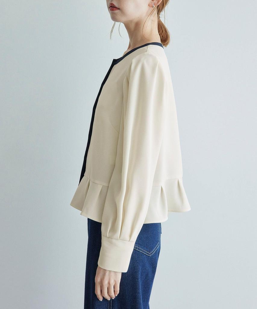 ROPE PICNIC Blouse EXCLUSIVE Blouse in SAX that can be worn as a [WEB COLOR SAX] Women's (48) cover-up