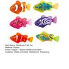 4/6 Pièces Jouet Poisson Électronique Activé par l'Eau, Poisson de Nage Robotique Imperméable avec Lumière LED, Jouet Poisson Interactif Lumineux pour Baignoire, Piscine, Aquarium