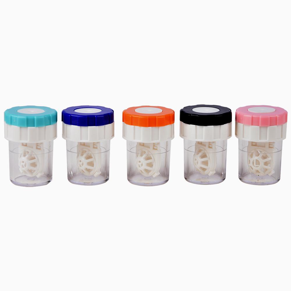 Portable Manual Rotating Colored Contact Lens Cleaner