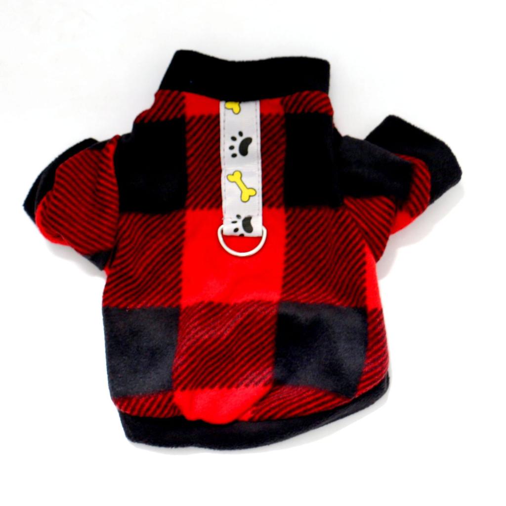 New, Pet Dog, Dog, Cat, Clothes, Autumn and Winter Guaranteed Fleece, Fleece, Traction Buckle.