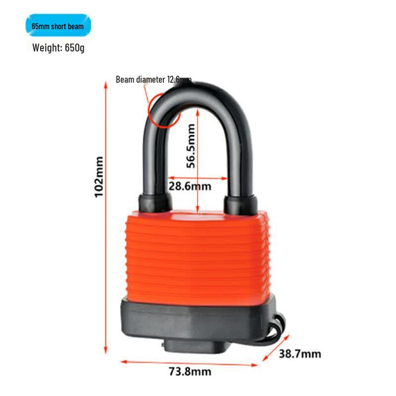Honggong Outdoor Waterproof Padlock