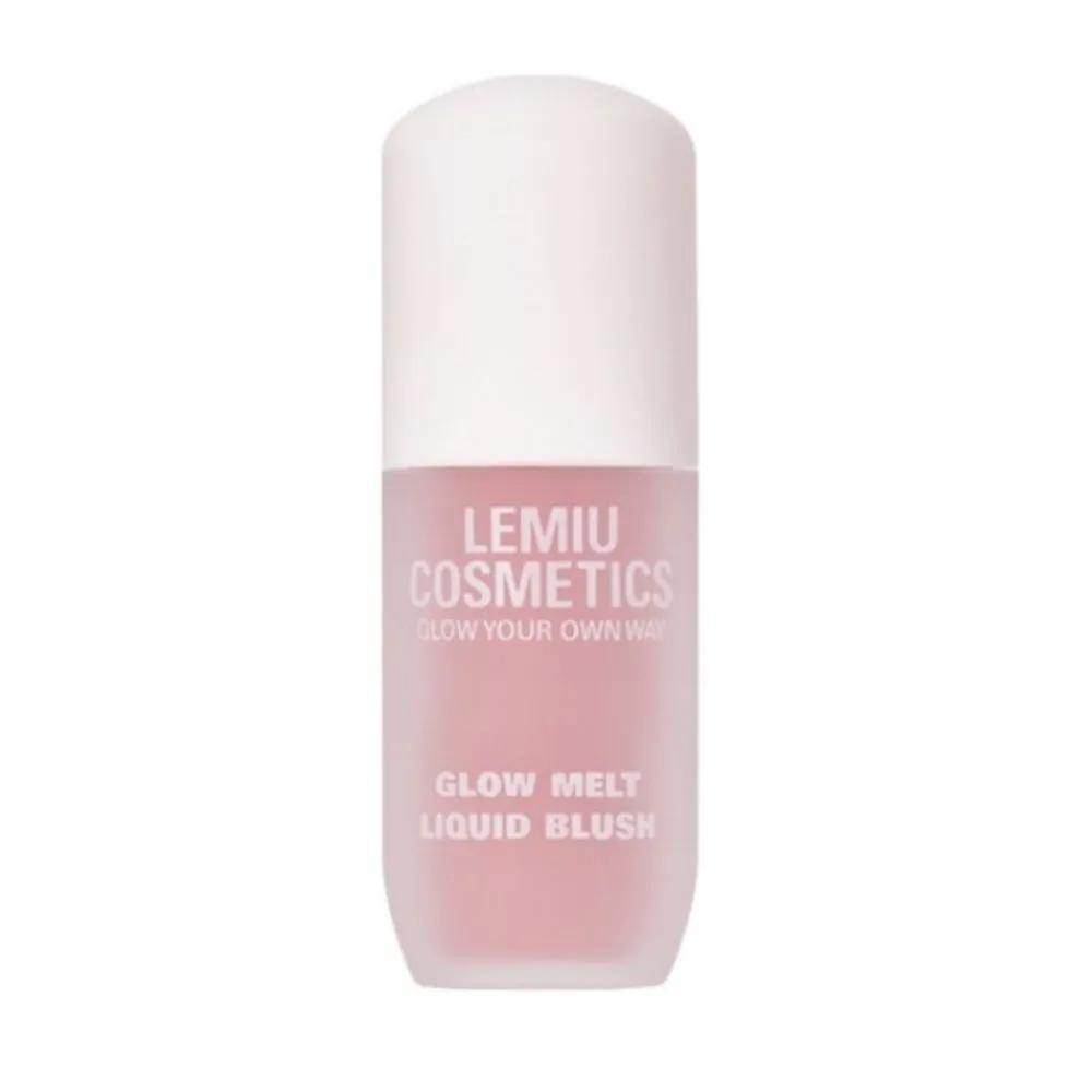LEMIU Blusher Glow Melt Liquid Swatch 01 Pink Sand
