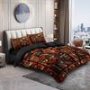3PCS Retro Totem Ethnic Style Printed Coreless Bedding Set Soft Dormitory Bedroom Multiple Sizes Decoration Machine Washable