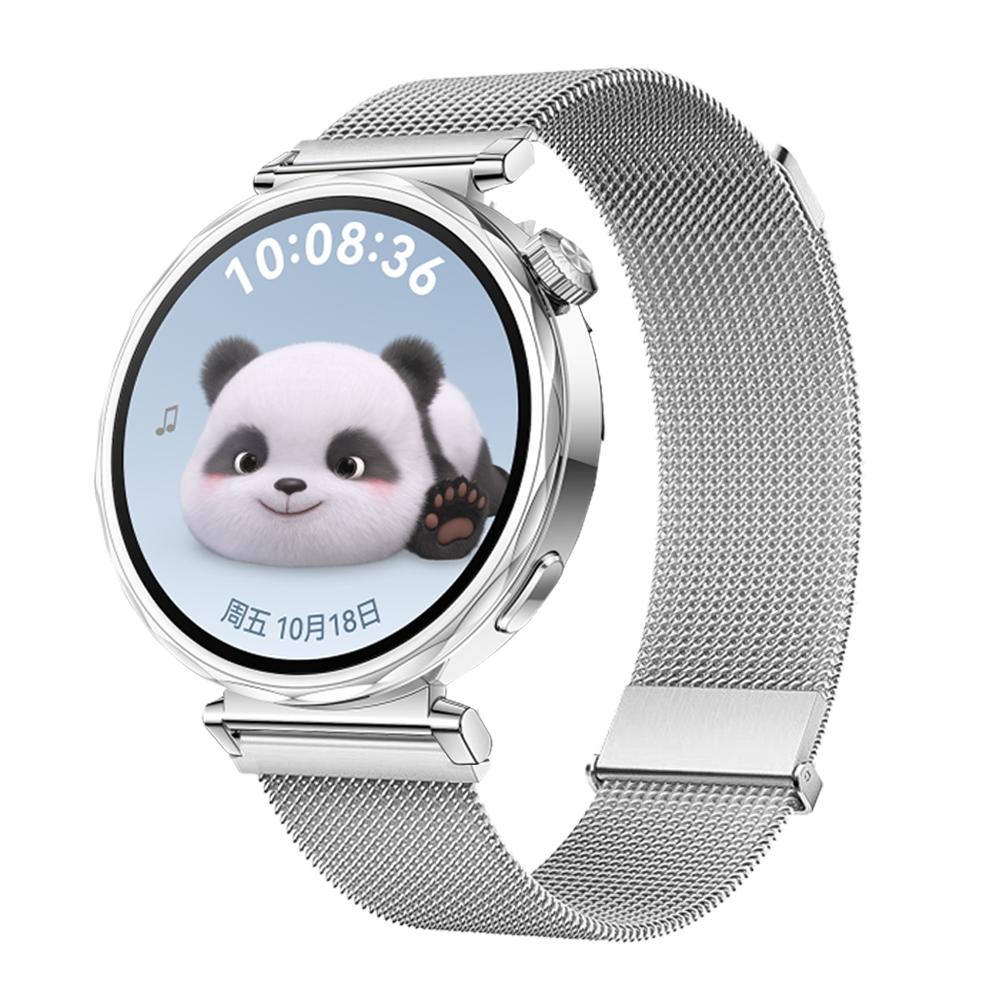 Correa milanesa universal de 18 mm para Huawei Smart Watch GT5 GT5 Pro de 42 mm y 41 mm. Correa de repuesto para Huawei GT5 de 41 mm.