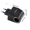 12 Volt Car Adapter Stable Lighter Converter With LED Indicator 220V To 12V Black Automotive Accessories AC To DC Car Adapter
