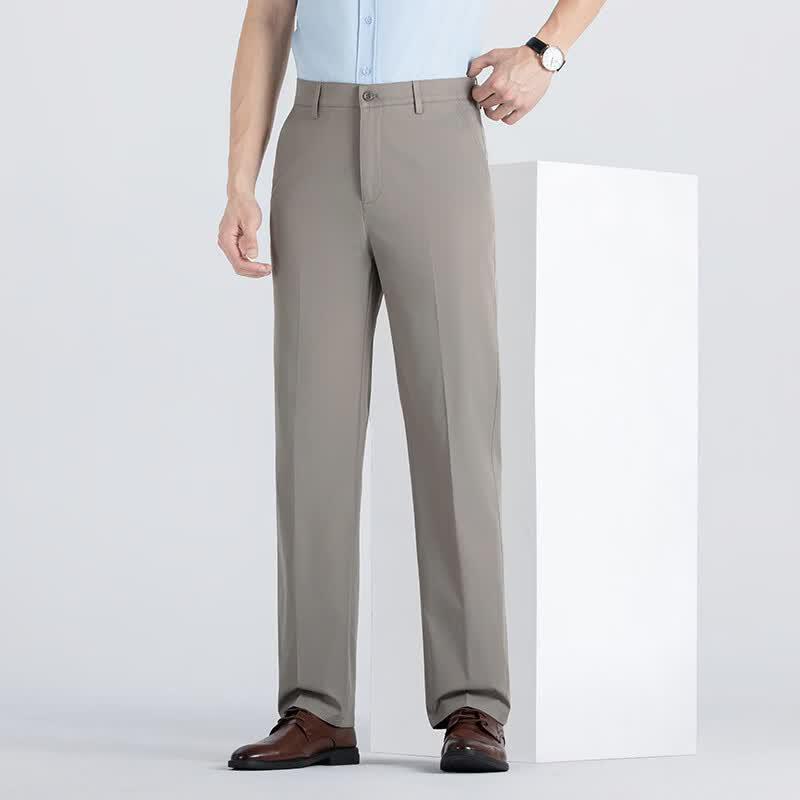 Men's Business Casual Straight Trousers