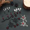 Dark Halloween Spider Earrings Web Butterfly Skull Holiday Women