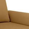 Vidaxl 3-Piece Lounge Set, Upholstered In Velvet, Brown